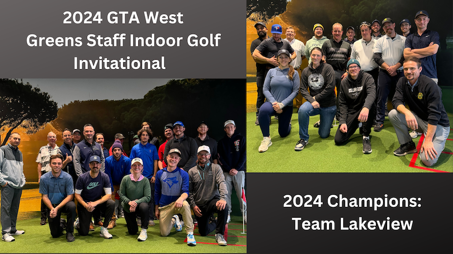 Swing Golf Lounge indoor golf tournament for green staff winners 2024